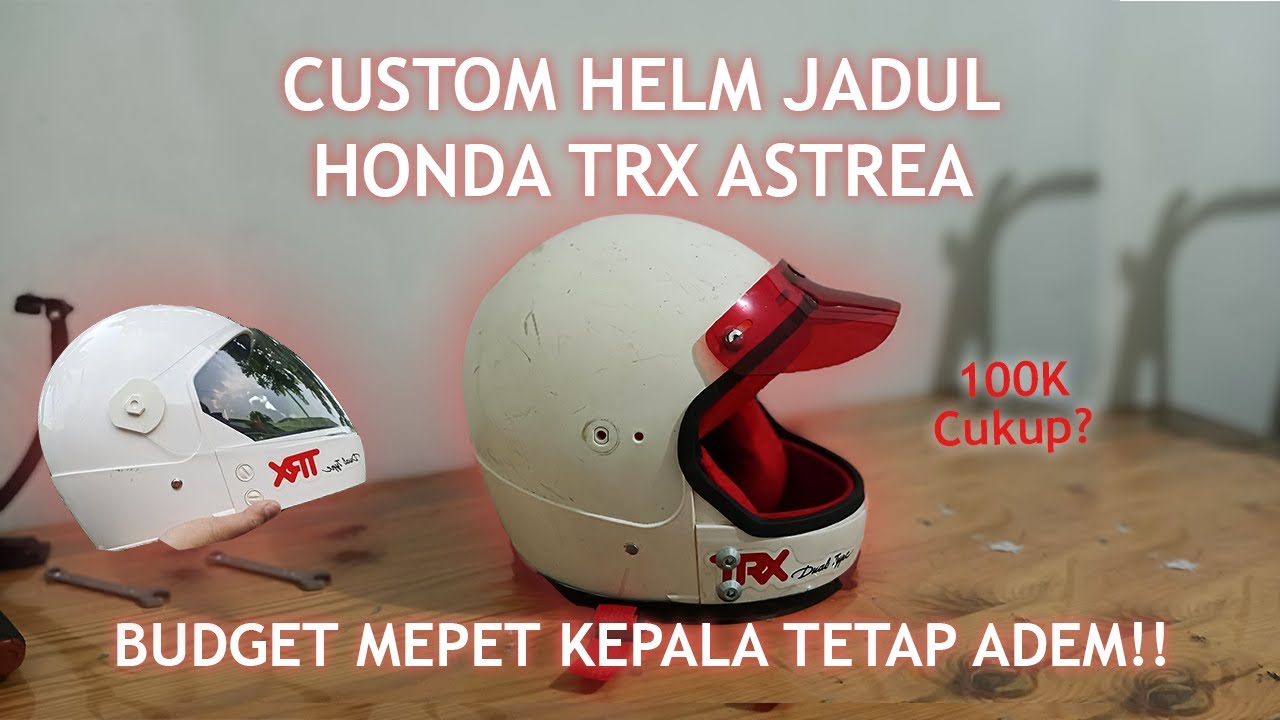 Custom Helm TRX ala Gringo: Ubah Helm Jadul Honda Jadi Ganteng Maksimal!🛵