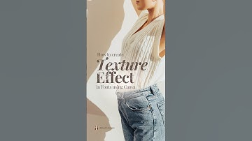Texture effect in fonts using Canva