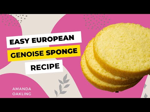 The Best Genoise Sponge Recipe – Light, Fluffy, and Foolproof!