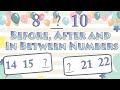 Understanding Numbers: Before, After, and In Between