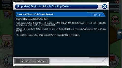 This sucks! Digimon Links is shutting down!!!!😨😭😨😭😨😭😨😭😨