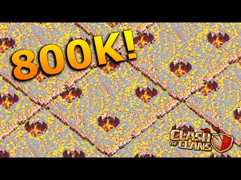CLASH OF CLANS ONLY BARCHERS AND ARCHERS STEAL 800 THOUSAND LOOT - Clash of Clans 2016 MUST SEE