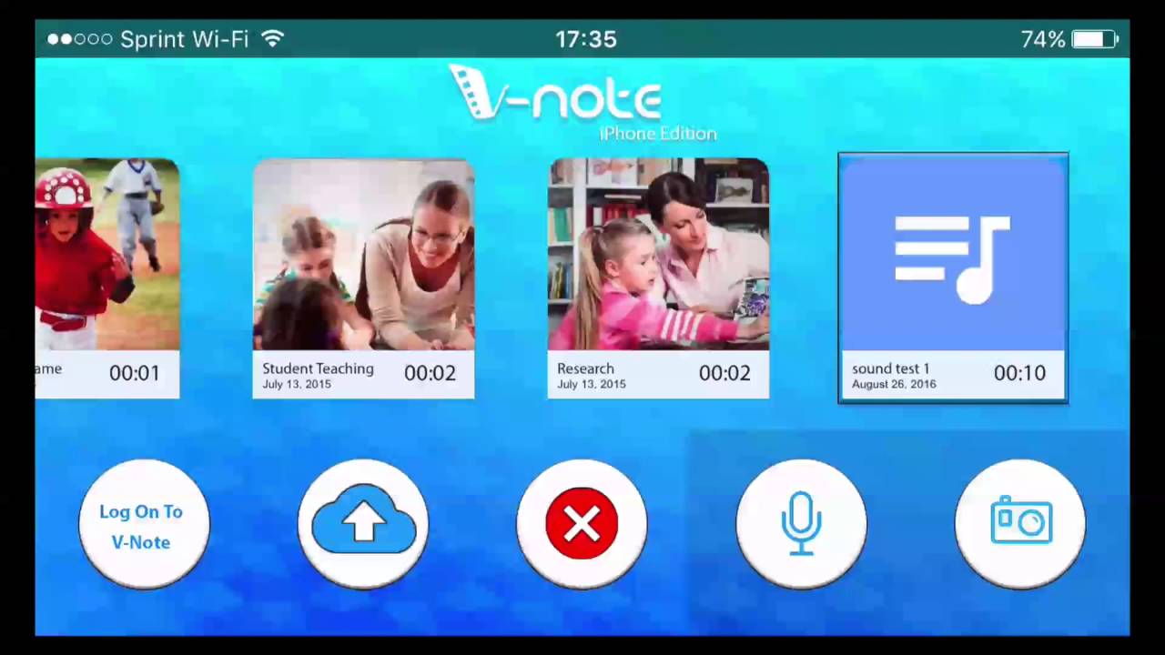 V Note iPhone Edition Tutorial Video - YouTube