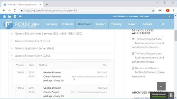 Download the GBC runtime package