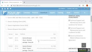 Download the GBC runtime package
