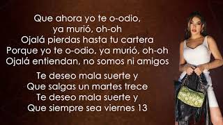 Kenia Os - Te Odio (Letra/Lyrics)