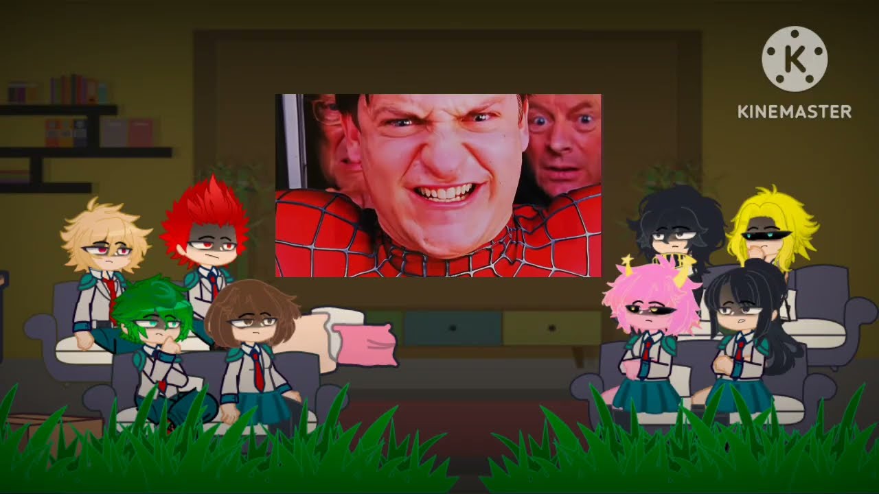 Mha React to Spider Man