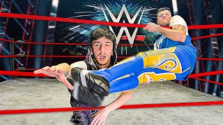 Becoming a WWE Superstar for 24 Hours! (ft. Dominik Mysterio) screenshot 3