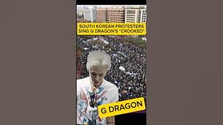 SOUTH KOREA PROTESTERS SING G DRAGON 