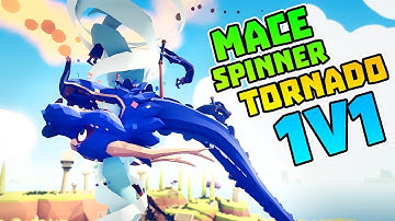 TABS | MACE SPINNER TORNADO 1v1 Every Unit - Totally Accurate Battle Simulator