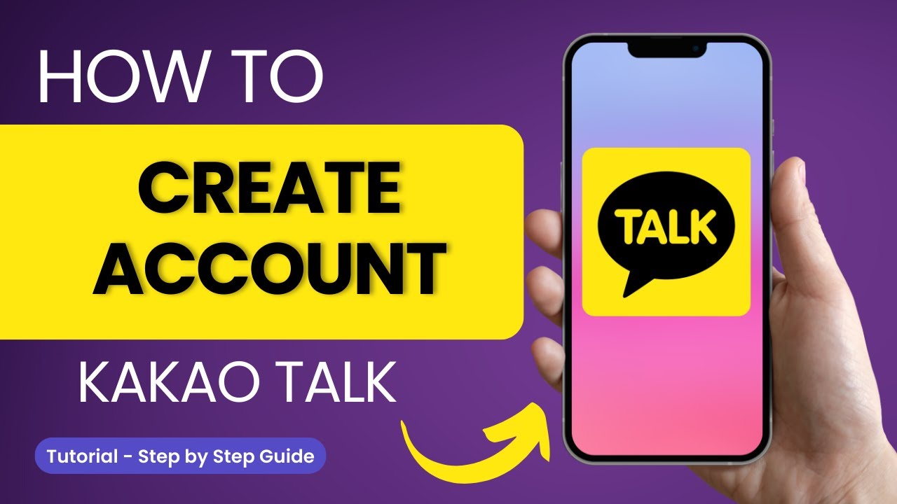How to Create Kakao Talk Account | Kakao Sign Up