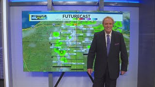 Scattered showers still possible and cooler temperatures today