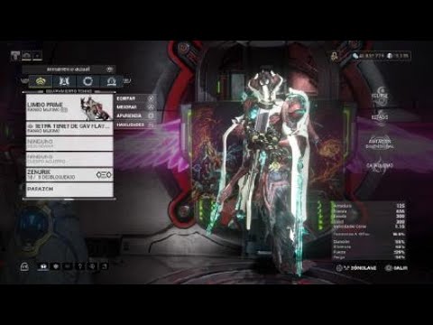 Warframe|Build de Limbo Prime|Kit brutal de daño para camino de acero
