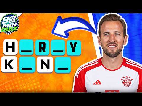 GUESS THE PLAYER WITH MISSING LETTERS - SUMMER 2026 EDITION | 90MQ QUIZ FOOTBALL 2026 thumbnail
