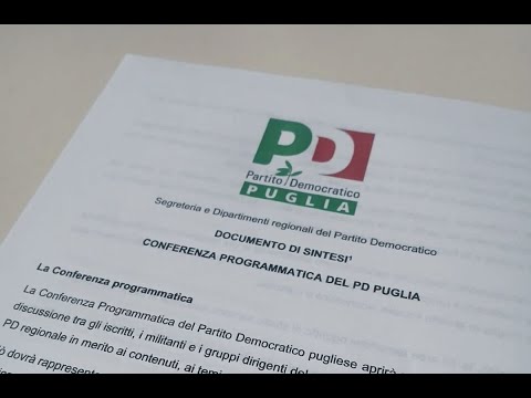 Regionali in Puglia, il Pd riunisce la segreteria: «Lavoriamo alla conferenza programmatica»