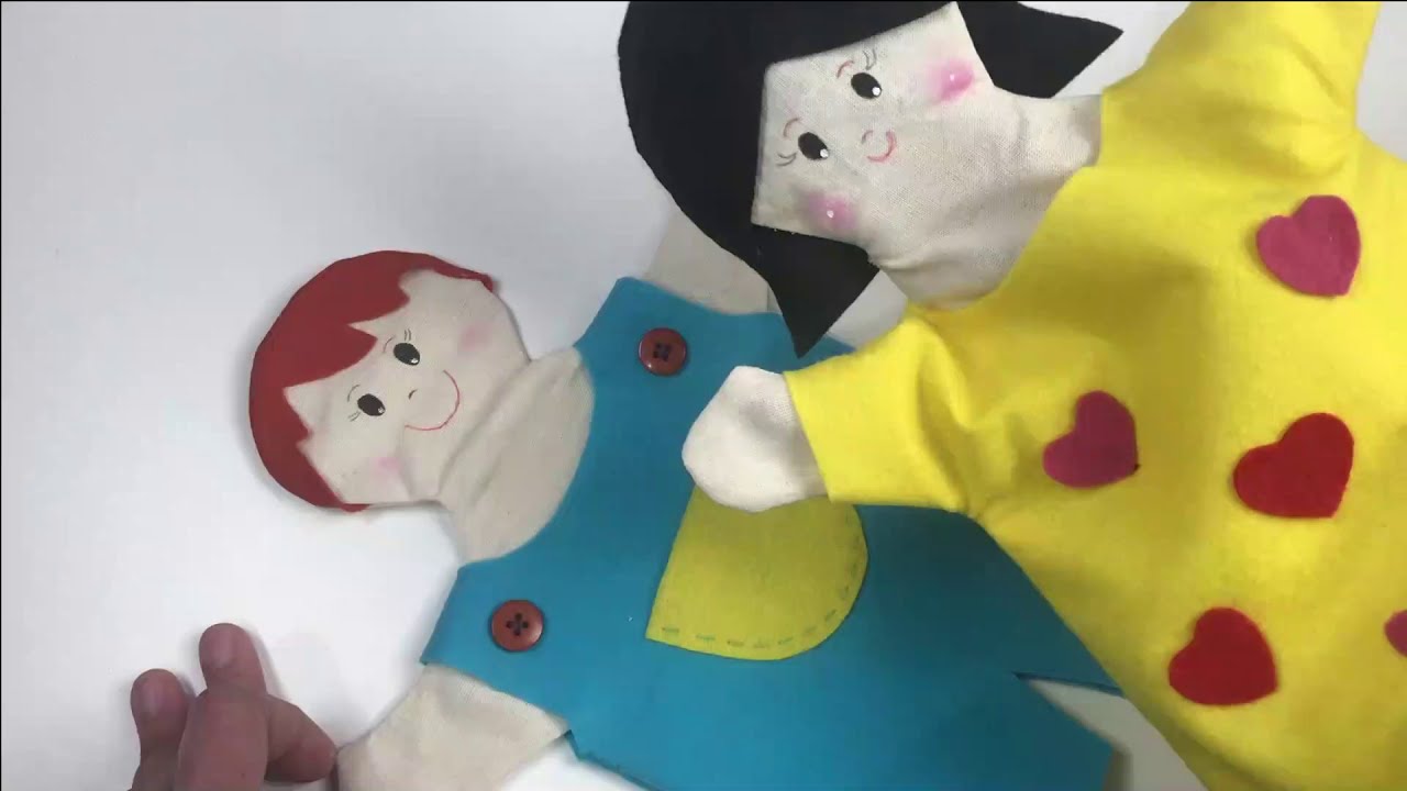 Como Fazer Fantoche de Feltro - Artesanato Fácil