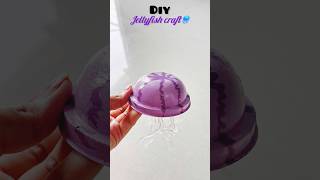 Waste to Wow Jellyfish Craft🪼EasyDIY Idea#shorts#utubeshorts#craft#jellyfish#diy#art#trending#viral