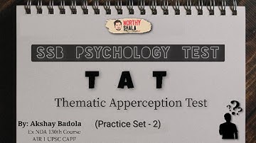 Thematic Apperception Test | TAT Practice Set - 02 | SSB Psychology | NDA CDS AFCAT