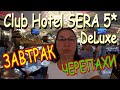 АНТАЛЬЯ🇹🇷CLUB HOTEL SERA DeLuxe 5*🔴ЗАВТРАК☕️ОБЕД🍱РЕСТОРАН OLYMPOS 🔴ЧЕРЕПАХИ🍀GARDEN PARK🟢