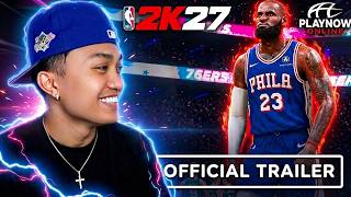 Reacting to the FIRST Official NBA 2K27 Gameplay Trailer! (Play Now Online) screenshot 3