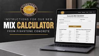Stop Guessing Your Concrete Mix | Fishstone Mix Calculator screenshot 3