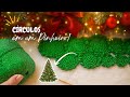 🎄Transforme círculos básicos de crochê em um Pinheiro Natalino encantador! ✨