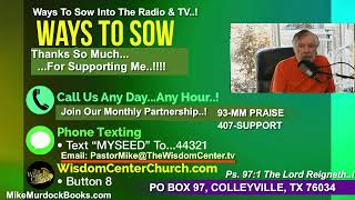 Fri, May. 22 - Praise &amp; Prayer World With Mike Murdock..!!