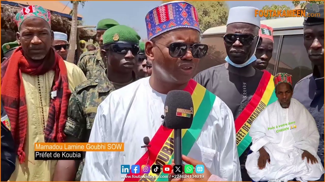 Inhumation du khalife de Laguité