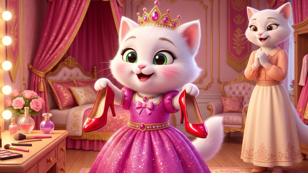 Cute Kitten Tries Makeup for the First Time 🐱💄✨ #catstory #catlovers #cutekitten