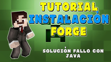 Instalación de Minecraft Forge!!  Solución de fallo de compatibilidad con Java