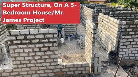 Building in Ghana | Ep-05 | 5-Bedroom House | Super Structure | Mr. James #brightandClara