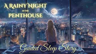 A Rainy Night in the Penthouse | Guided Sleep Story with Rain Sounds