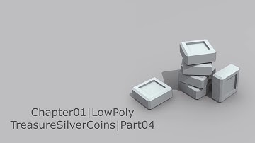 Low Poly Treasure Chest | 04 | Silver Coins | Modeling | Chapter02 | Assets| 3DsMax
