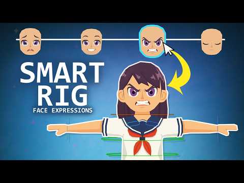 Smart Anime Face Rig Setup In Blender (fast Method)