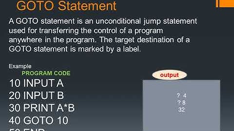 Decision and control statements in QBasic