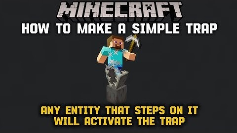 How to make a Placable Bear Trap in Minecraft Bedrock with Commands