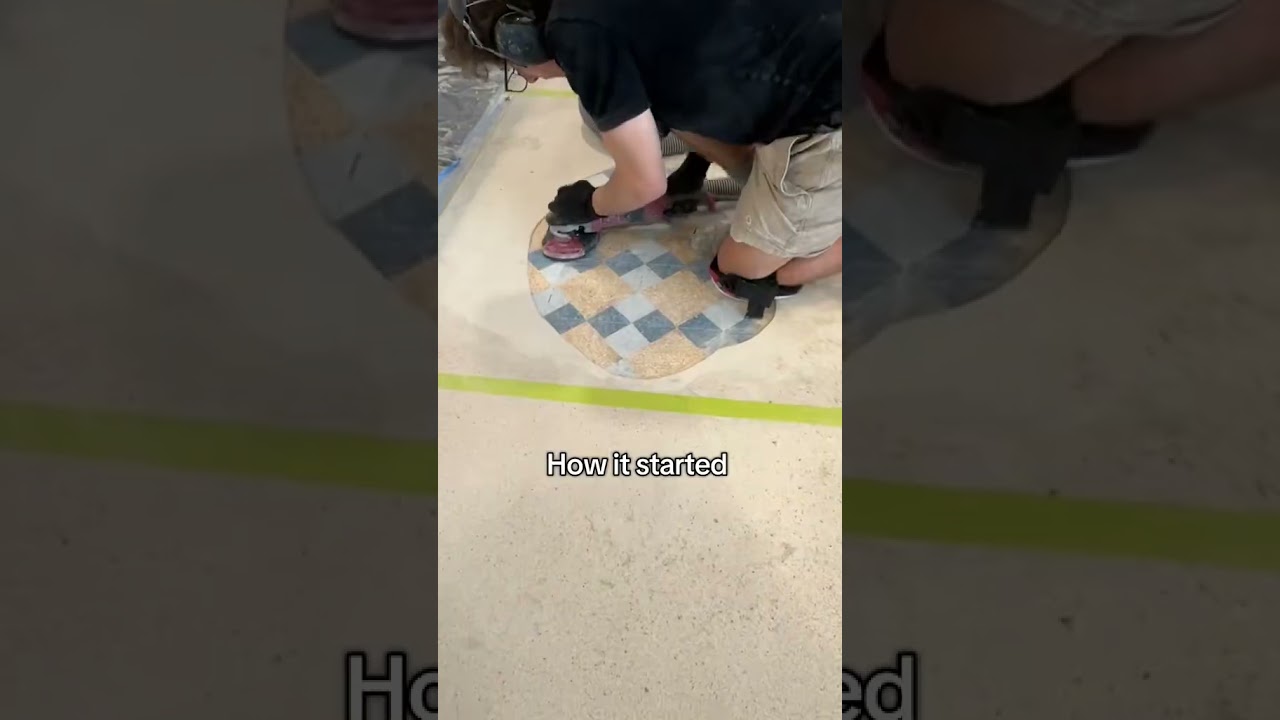 Terrazzo Floor in Progress 🍦 | Gelato Shop Transformation Coming Soon