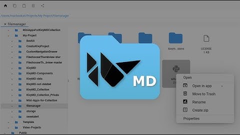 KivyMD Extension - File Manager