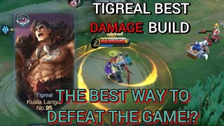Tigreal Best Damage Build? Mlbb