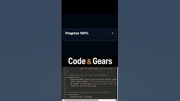 S1 #1: Glassmorphism Progress Bar ✨ | HTML, CSS & JavaScript