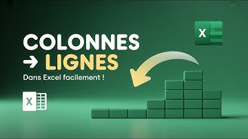 comment transformer les colonnes en lignes sur excel