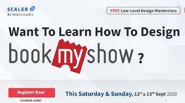 Designing BookMyShow | Introducing Free Masterclass