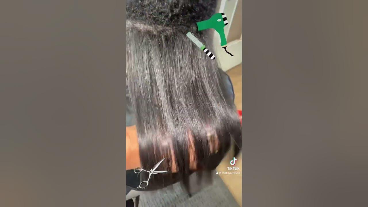 Lissage nano indien cheveux afros - youtube