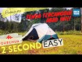 Tenda Camping OTOMATIS TERCANGGIH ABAD INI! Quechua 2 Second EASY. GAMPANG BANGET PASANG TENDANYA!!!