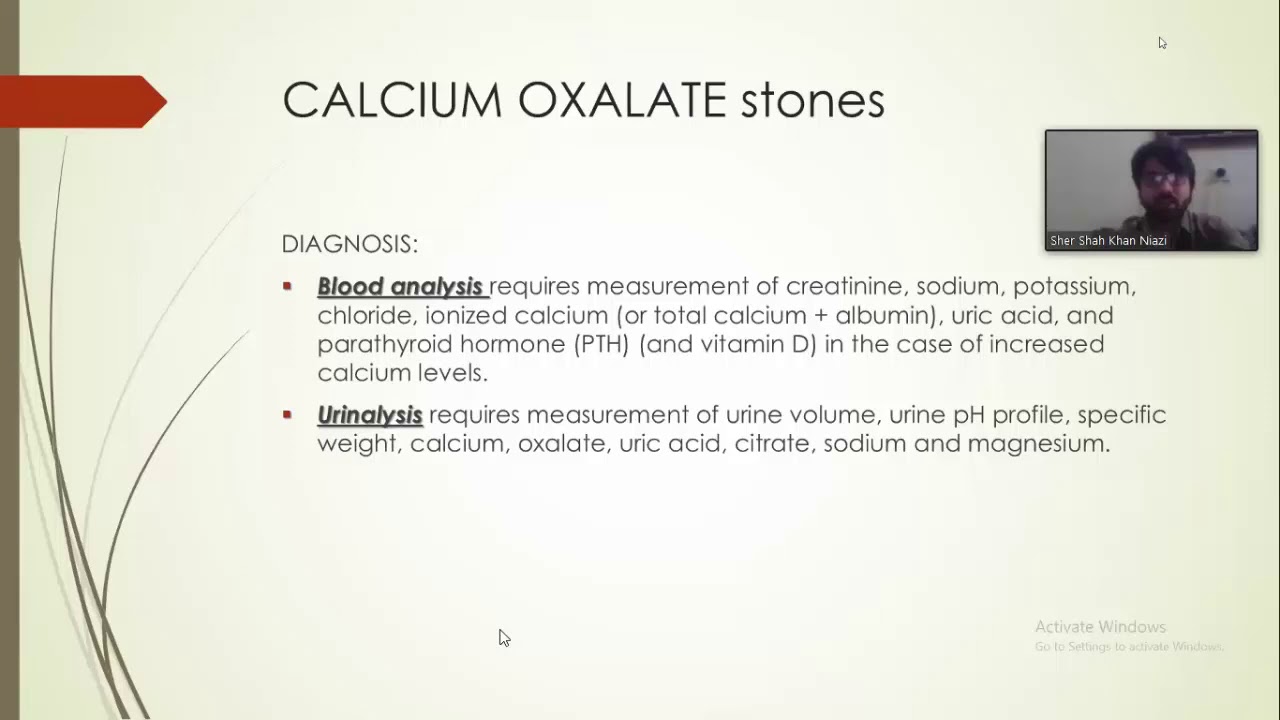 MS Urology Online Presentation:Urolithiasis Follow-up Metabolic Evaluation and Recurrence Prevention