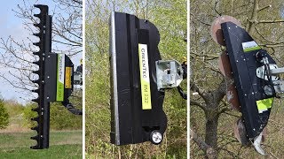 Hydraulic Excavator Attachments | Hedge Cutting | GreenTec