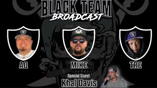 Raiders FINALIZING Draft Board| Spytek Presser| Giveaway| Guest Khal Davis| Black Team Broadcast