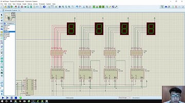 Vẽ module 4 led 7 đoạn và demo 1 bài mẫu