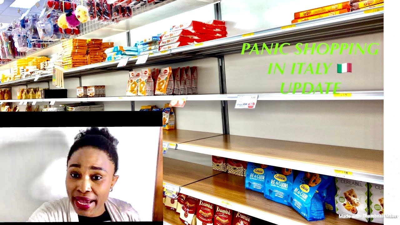 Milano Residents Panic Shopping And What They Are Buying Italy Vlog