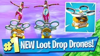 NEW Hot Spots Loot Carriers (Drones) Added! - Fortnite Battle Royale
